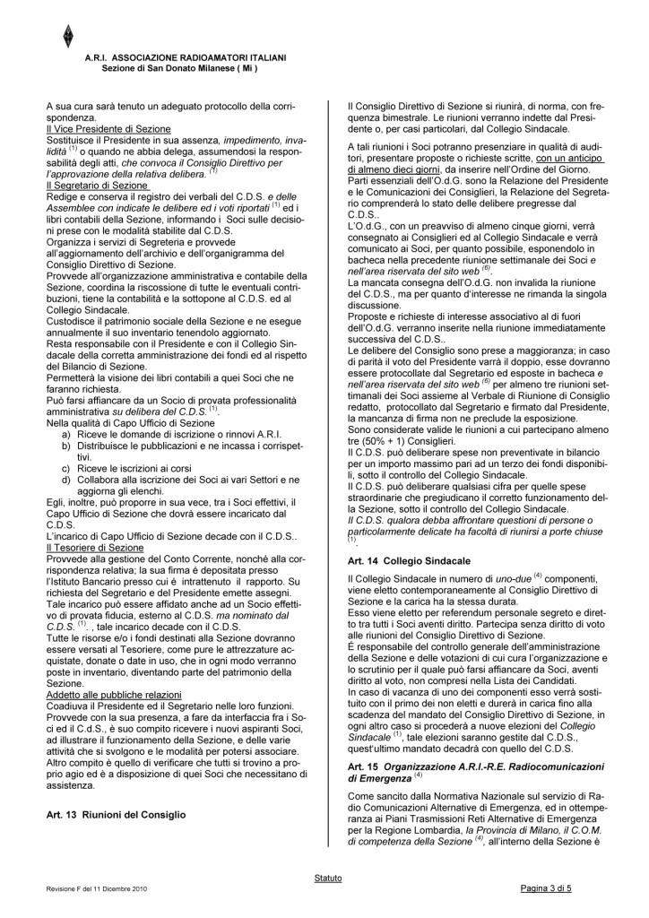 ASDM regolamento di sezione rev F DEFINITIVO 10 2011 Pagina 3