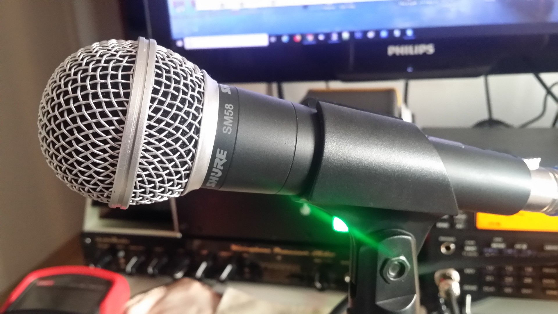 Microphone SM58 MOD Dynamic2Electret